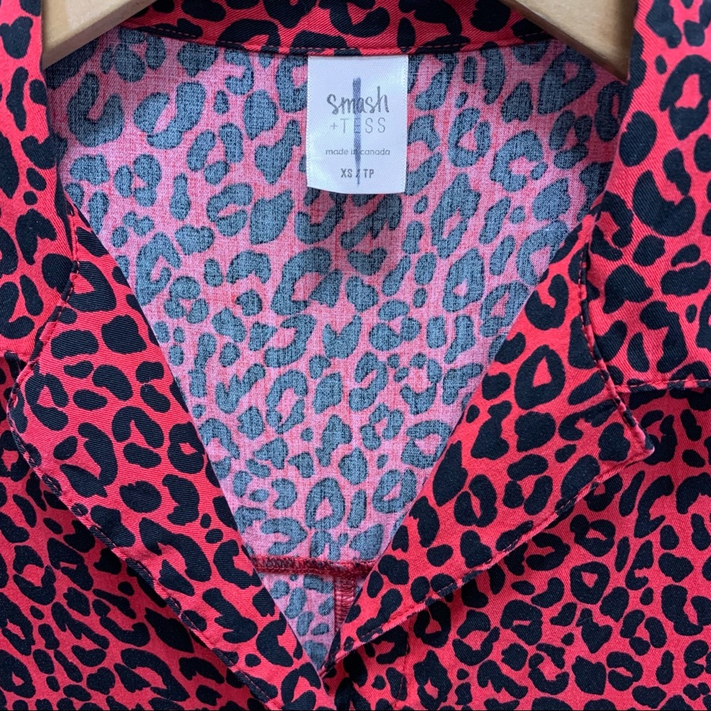 Smash + Tess Roxy Leopard Romper - Picture 5 of 13